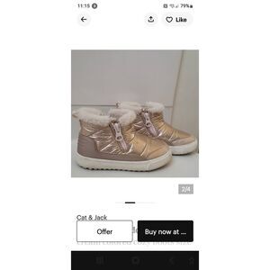 CAT AND JACK GIRLS BOOTIES